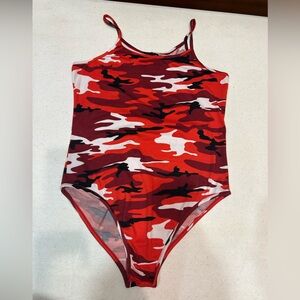 (L) Redfox Camo Bodysuit